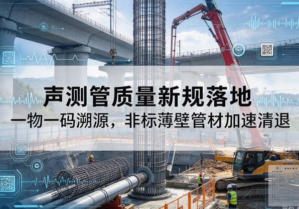 延津声测管质量新规落地，一物一码溯源，非标薄壁管材加速清退